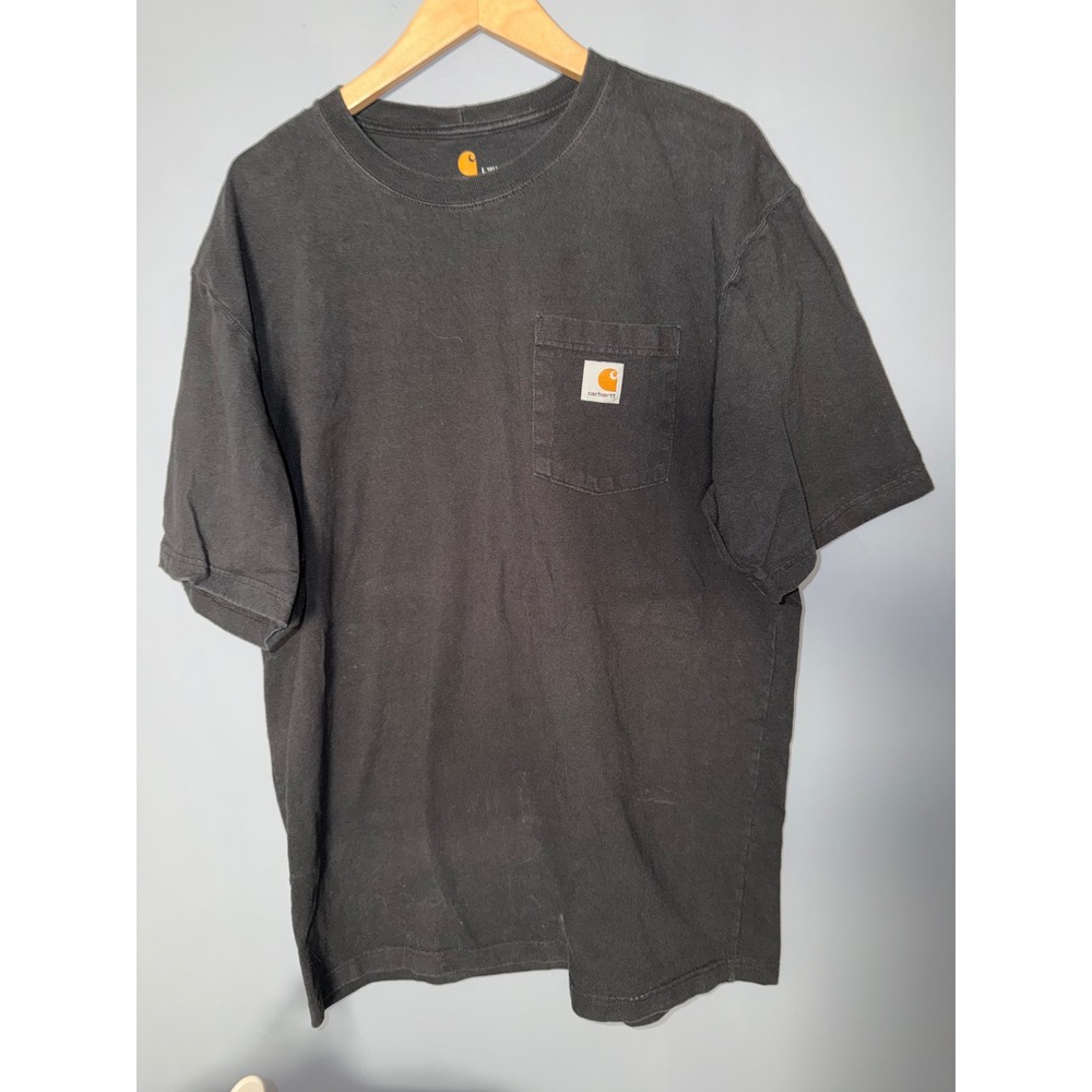 Carhartt Men's‎ L Tall Black Original Fit Short Sleeve Pocket T Shirt